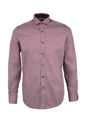 рубашки  - мужская одежда бордовая 