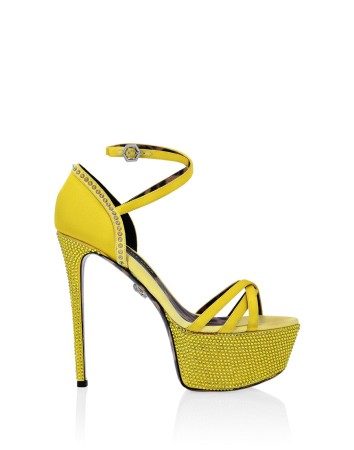 сандалии  - женская обувь желтая 