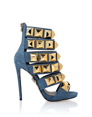 сандалии  - женская обувь синяя 