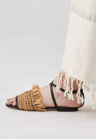 сандалии  - женская обувь коричневая 