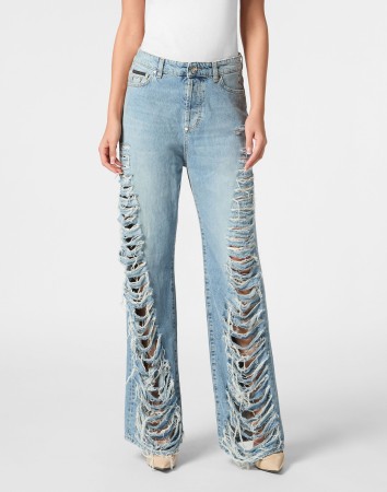 широкие джинсы  фотография