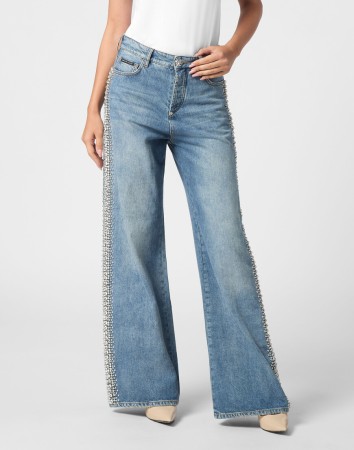 широкие джинсы  фотография