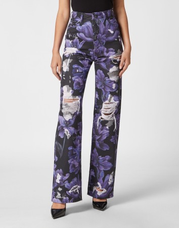 широкие джинсы  фотография