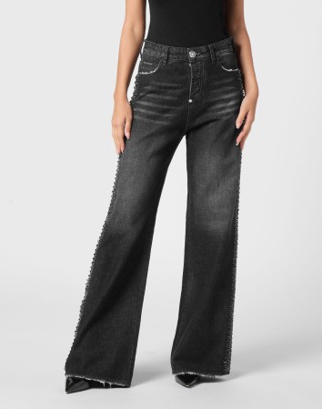 широкие джинсы  фотография