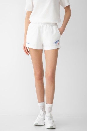 шорты sporty rich модель dodgers serif disco - женская одежда sporty & rich 