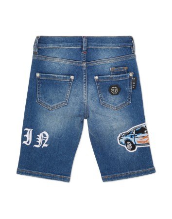 шорты  - мужская одежда с баской 