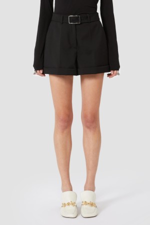 шорты  - женские шорты с прямоугольной пряжкой 
