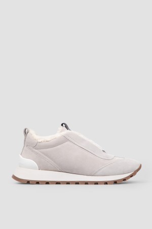 сникеры  - обувь из овчины 