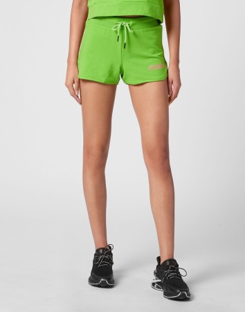 спортивные шорты  - женская одежда зеленая 