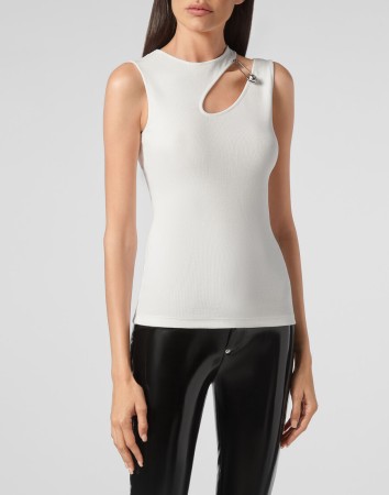 спортивный топ  - женские топы и майки белые 