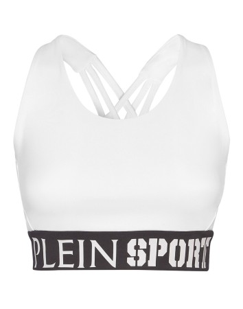 спортивный топ  - женская одежда, обувь и аксессуары белая 