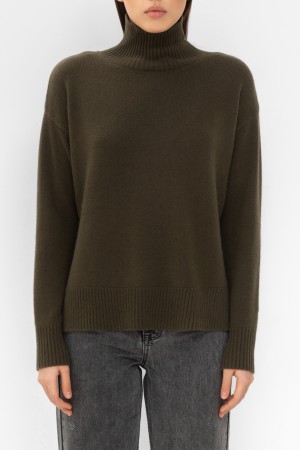 свитер  - женская одежда зеленая 