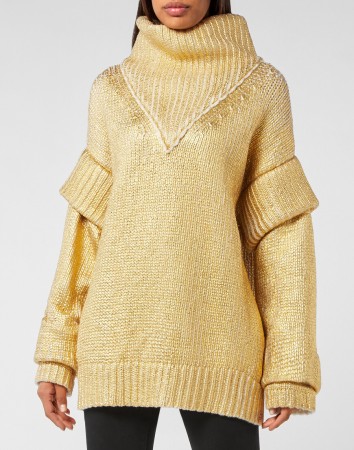 свитер  - женская одежда, обувь и аксессуары золотая 