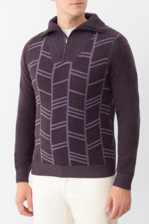 свитер  - мужская одежда с воротником-стойкой 