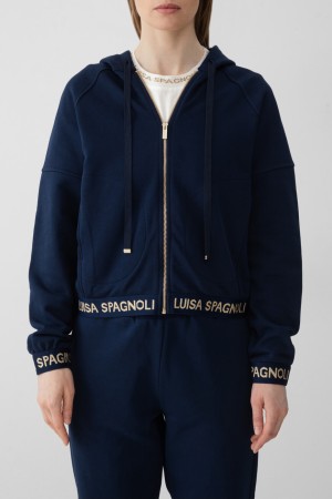 толстовка  модель burrasca - женские толстовки и свитшоты на завязках 