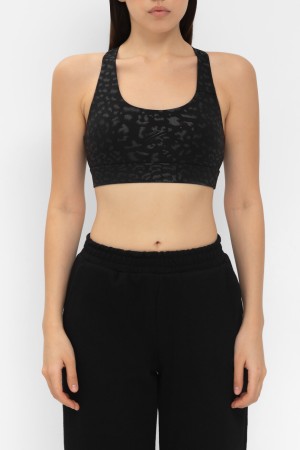 топ-бра  - женская одежда леопардовая 
