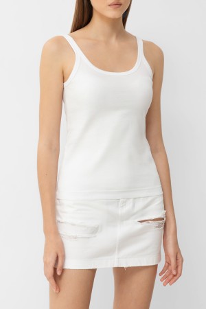 топ  модель из коллекции essential - женские топы белые 