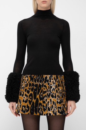 топ  - женская одежда леопардовая 