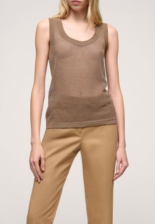 топ  - женские топы и майки коричневые 