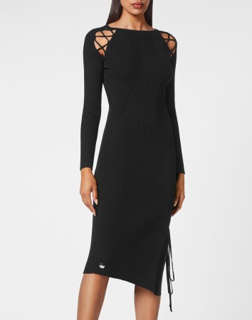 трикотажное платье  фотография