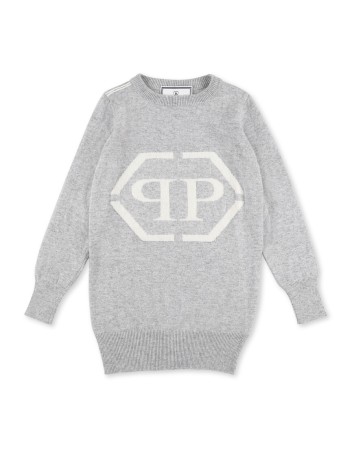 трикотажное платье  - женская одежда, обувь и аксессуары с принтом 