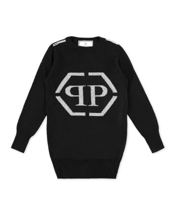 трикотажное платье  - женская одежда, обувь и аксессуары philipp plein 