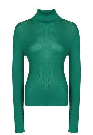 водолазка  - женская одежда зеленая 