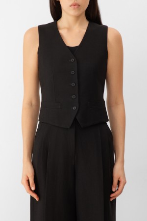 жилет maxmara - женская верхняя одежда эластановая 