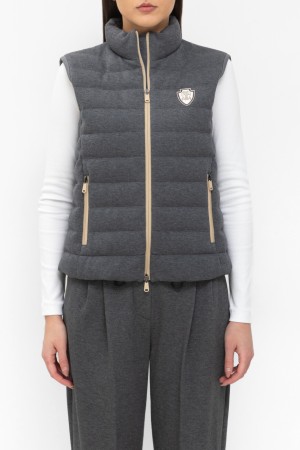 жилет  модель в спортивном стиле - женская верхняя одежда brunello cucinelli 