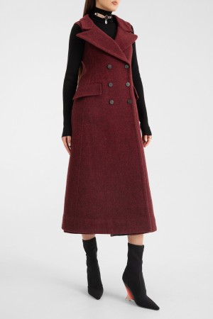 жилет  удлиненный - женская верхняя одежда французская 