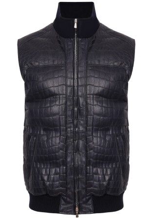 жилет  - верхняя одежда крокодиловая 