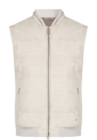 жилет  - верхняя одежда крокодиловая 