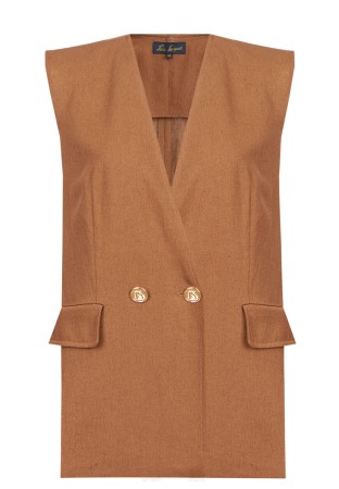 жилет  - женская верхняя одежда luisa spagnoli 