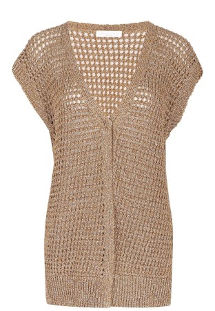 жилет  - женская верхняя одежда коричневая 