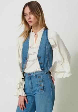 жилет  - женская верхняя одежда twinset milano 