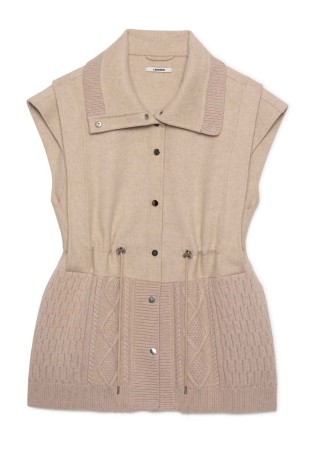жилет  - жилеты бежевые 