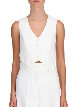 жилет  - женские жилеты белые 