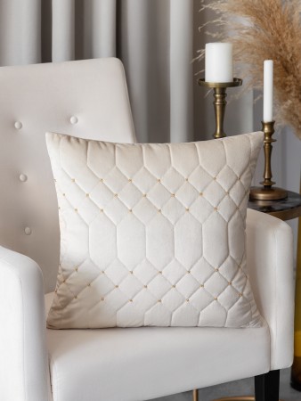 декоративная подушка норина (45х45 (1 шт)) - товары для дома бархатые 