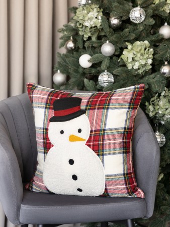 декоративная подушка новогодняя амико (45х45 (1 шт)) - товары для дома на застежке 