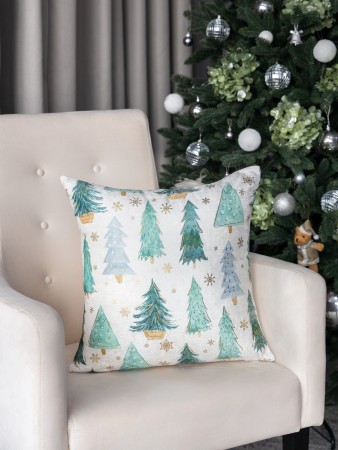 декоративная подушка новогодняя этура (45х45) - товары для дома новогодние 