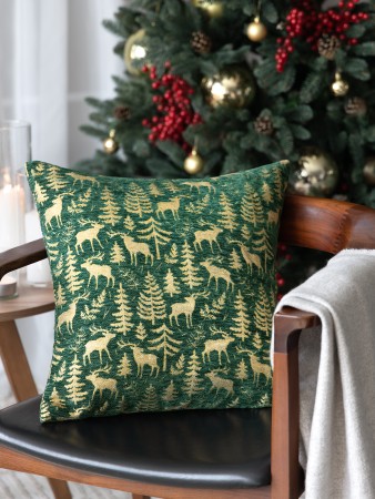 декоративная подушка новогодняя ларэнна (45х45 (1 шт)) - товары для дома новогодние 