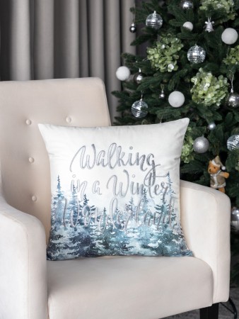 декоративная подушка новогодняя рибас (45х45) фотография