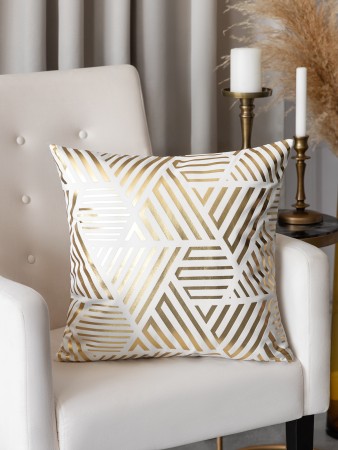 декоративная подушка тониа (45х45 (1 шт)) - товары для дома золотые 