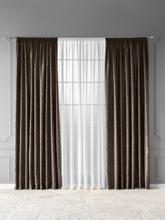 комплект штор денви (220х270 см - 2 шт) фотография