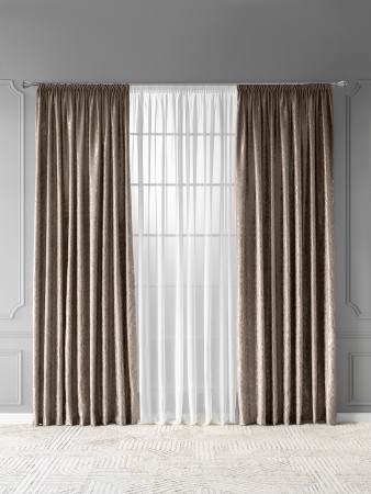 комплект штор денви (220х270 см - 2 шт) фотография