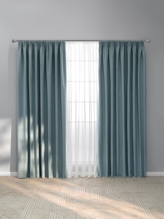 комплект штор клеон (220х270 см - 2 шт) - товары для дома из рогожки 