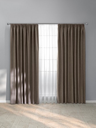 комплект штор клеон (220х270 см - 2 шт) - товары для дома димаут 