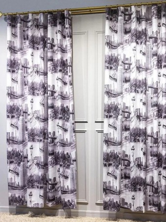 комплект штор одри (200х260 см - 2 шт) фотография