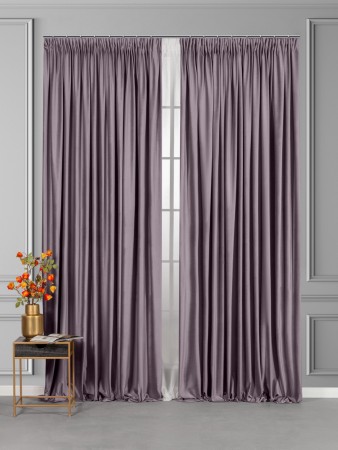 комплект штор вилен (200х270 см - 2 шт) - товары для дома фиолетовые 
