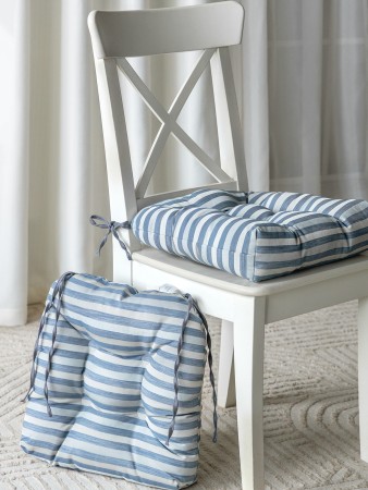 подушка на стул молли (43х43 (2 шт)) - товары для дома синие 